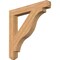 Ekena Millwork Funston Craftsman Smooth Bracket, Western Red Cedar, 5 1/2"W x 44"D x 44"H BKT06X44X44FST04SWR - alternate 1